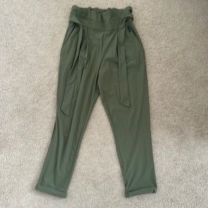 Ona Paper Bag Waist Joggers